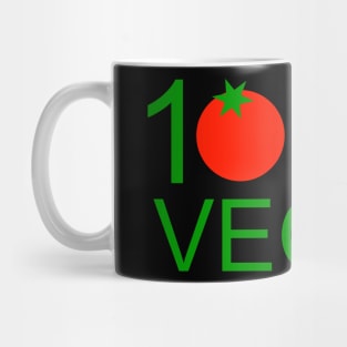 100% vegan Mug